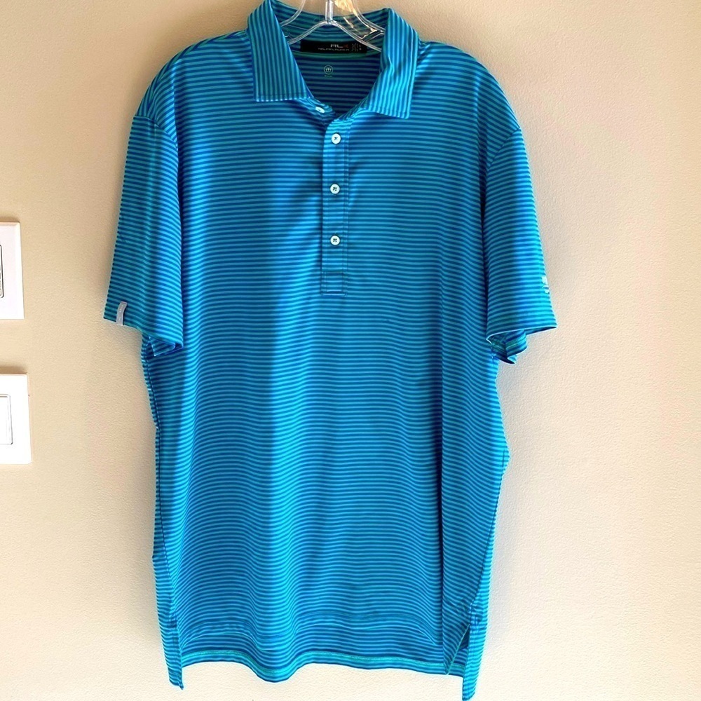 RLX Ralph Lauren Wyndham Championship classic fit performance polo shirt LARGE